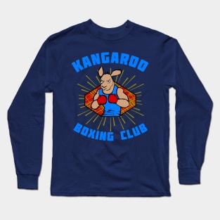 Kangaroo Boxing Club by Basement Mastermind Long Sleeve T-Shirt